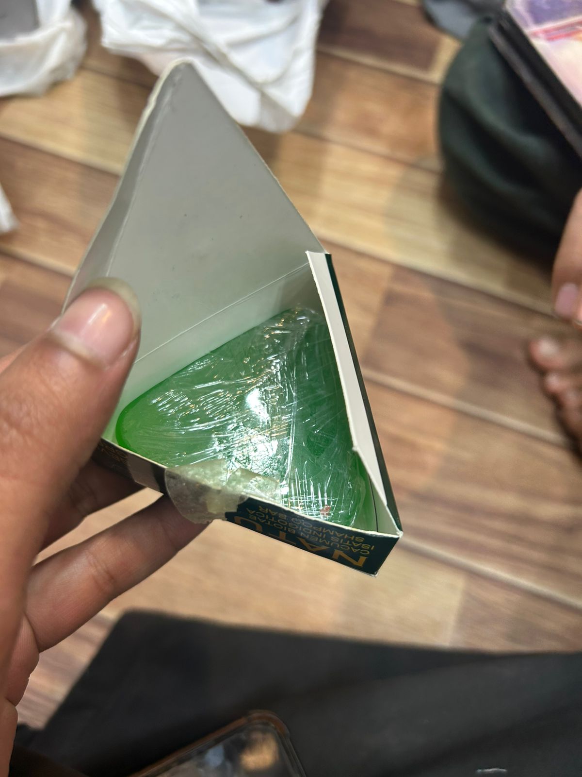 Green Herbal Shampoo Bar