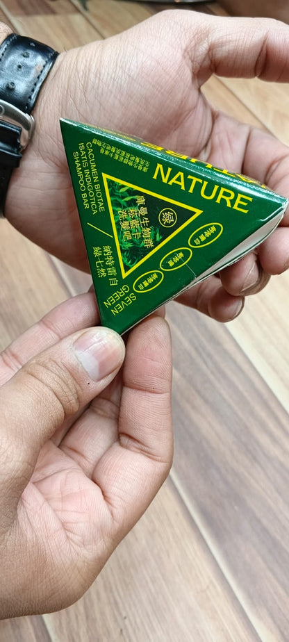 Green Herbal Shampoo Bar